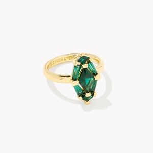Kendra Scott Golf Cocktail Ring in Green